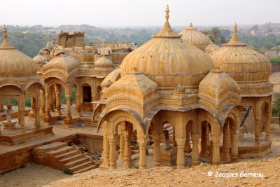 Bara Bagh (anciens cénotaphes des maharajas), Jaisalmer, Rajasthan_IMGP5648.JPG