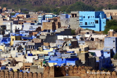 Jodhpur, la ville bleue vue du Fort de Mehrangarh, Rajasthan_IMGP6405.JPG