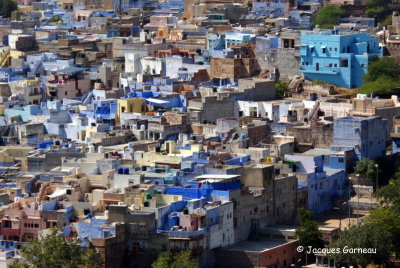 Jodhpur, la «ville bleue» vue du Fort de Mehrangarh, Rajasthan_IMGP6552.JPG