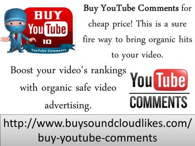 Buy YouTube Comments- Buysoundcloudlikes