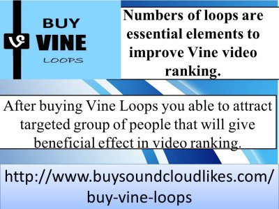 Buy Vine Loops to Make Video Viral- Buysoundcloudlikes
