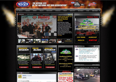 NHRA.com Cover 2012