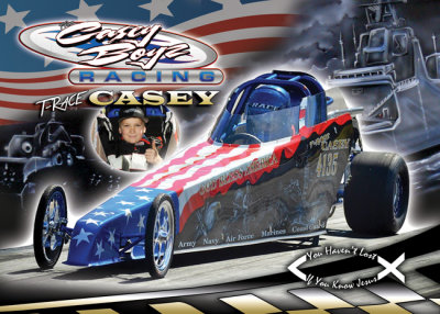 Trace Casey Jr. Dragster 2014