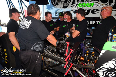 2014 - Hennen Motorsports / Gas Monkey Garage Top Fuel - Las Vegas Motor Speedway