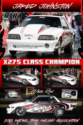 Jared Johnston X275 RTRA Champion 2015