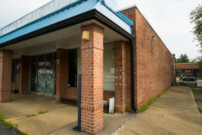 Side View of Property to be Developed on the Northeast Corner of West Broad Street.