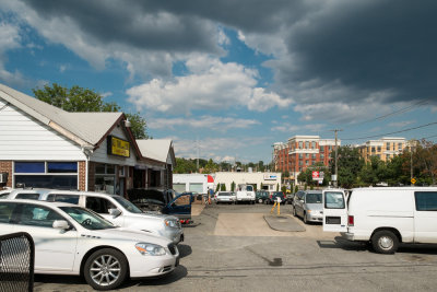 Looking South along the West Side of Washington St