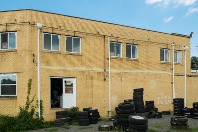 Side View of the Used Car Dealership