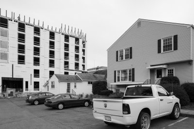 Backside of Oak and West Broad street