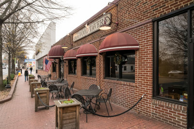 Small Strip of Shops on West Broad Street in Falls Church