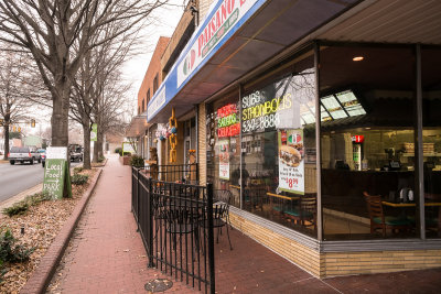 North Side of West Broad Street in Falls Church