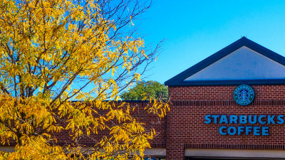 Starbucks in Fall