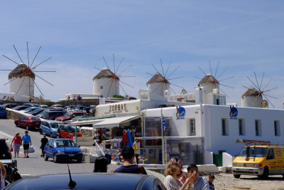Windmills of Mykonos, a major attraction