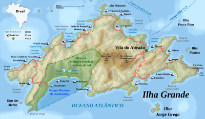 Mapas da Ilha Grande