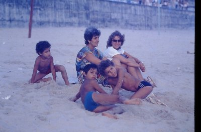 Rodrigues, Cecilia e filhos - 1982