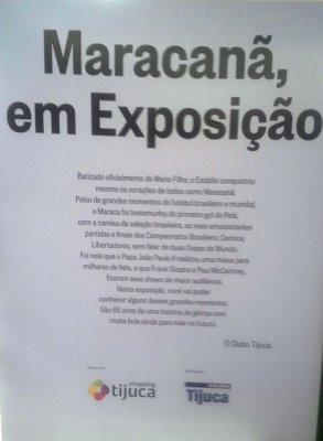 Maracan em Exposio - Shopping Tijuca
