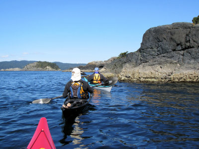 Kayaking Beecher Bay, April 5, 2015