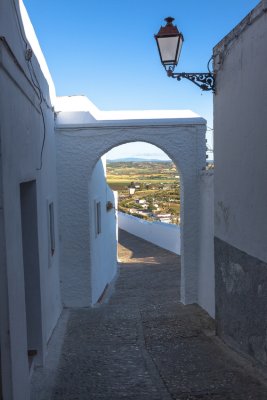 Arcos de la Frontera - rue avec vue