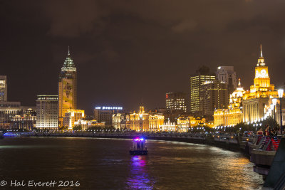 The Bund and Huangpu River, Shanghai, China