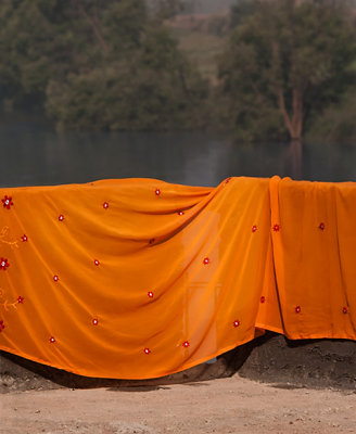  Fabric Drying by the River