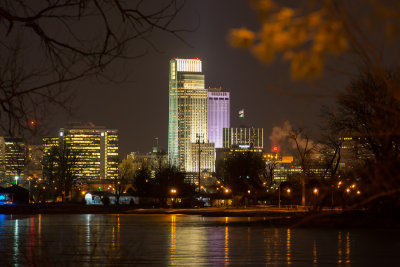 Omaha at night