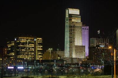 Omaha at night