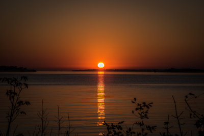 Sunset at Tennison Bay on Green Bay 