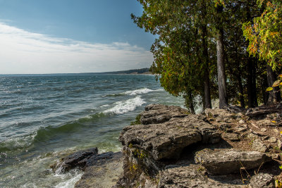 Whitefish Bay on Lake Michigan