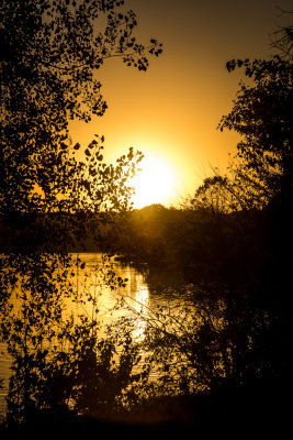 Sunset Standing Bear Lake 