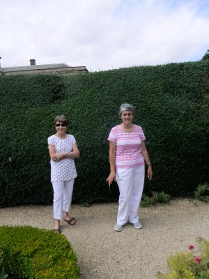 Linda and Helen at Rousham