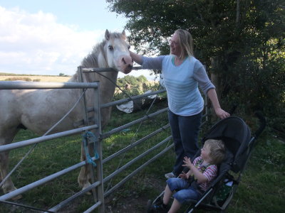 Kate and Douglas were having time out at The Poplars during the party so here they are