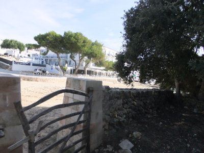 Coastal walk west of hotel, through little Menorcan gate