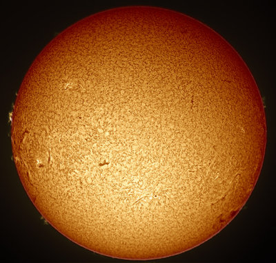 Sun Full Disk 18 January 2014