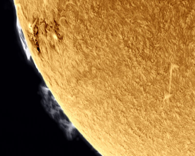Prominences 28 January 2014