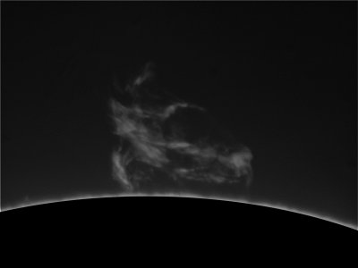 Prominence 28 March 2014