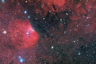 SH2-140 Emission Nebula In Cepheus