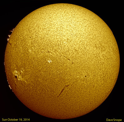 October 19, 2014 Sun