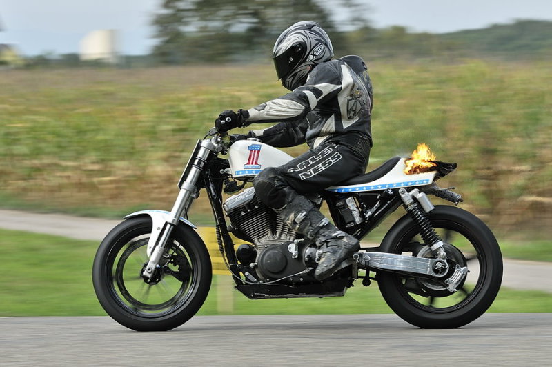 harley davidson, a pte le feu !