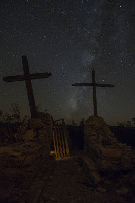 Terlingua TX  Two Crosses