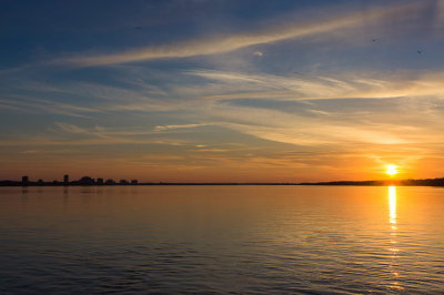 Coucher de soleil à l'île Bate / Sunset at Bate Island (Ottawa)
