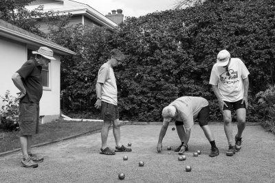 Pétanque sur Hadley, 16 juillet 2014