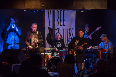 Mike Gaudreau et ses musiciens au Petit Chicago, 11 mars 2015