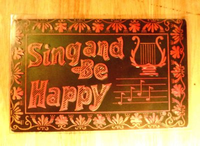 Postcard - Sing and Be Happy
