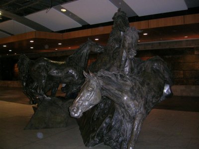Horse sculpture - Calgary Airport 