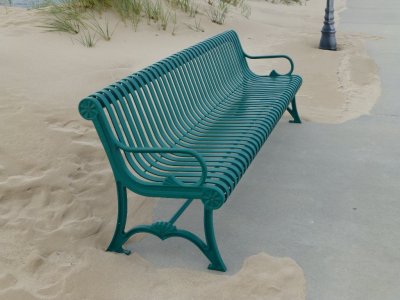 Green bench - Indiana Dunes National Lakeshore - 2012-10-28