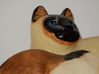 Ceramic cat face