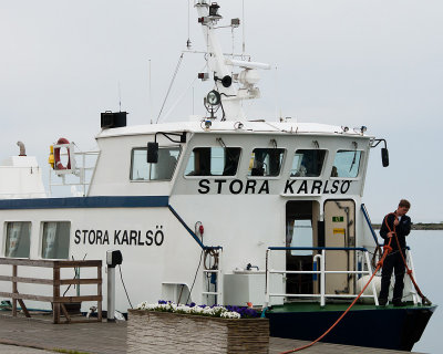 The ferry to Stora Karlsö - Färjan till Stora Karlsö