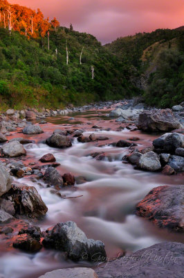 Sunset River Glow