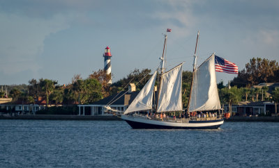 Cruise Boat under Sail