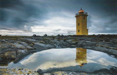 Stafnesviti Lighthouse, Reykjanes Peninsula, Island